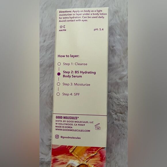 Good Molecules B5 Hydrating Body Serum 200 ml / 6.7 FL oz NIB - Picture 5 of 5
